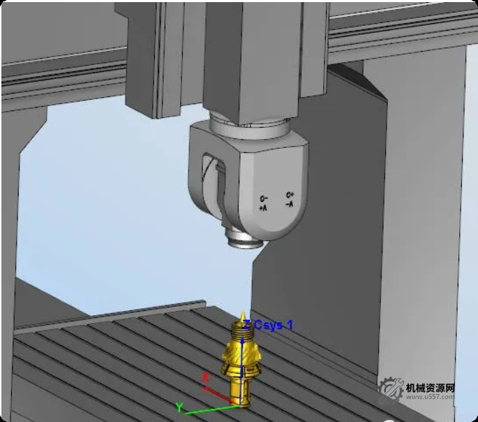 圖片[3]-VERICUT 9.2海天GFT2740五軸龍門機床模板 免費下載-機械資源網