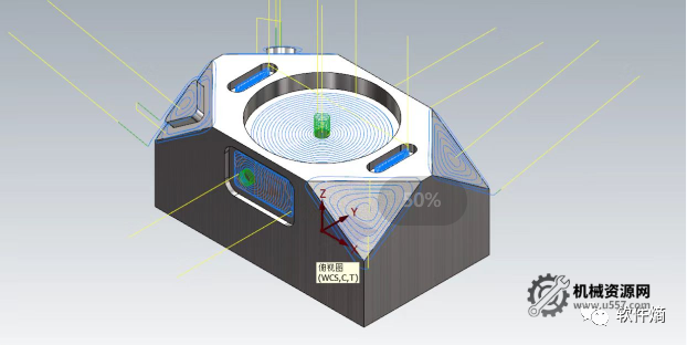 圖片[3]-Mastercam2022-哈斯UMC750五軸后處理-帶VT仿真文件-機械資源網