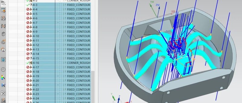 NX2007-蜘蛛-完整刀路圖 免費(fèi)下載-機(jī)械資源網(wǎng)