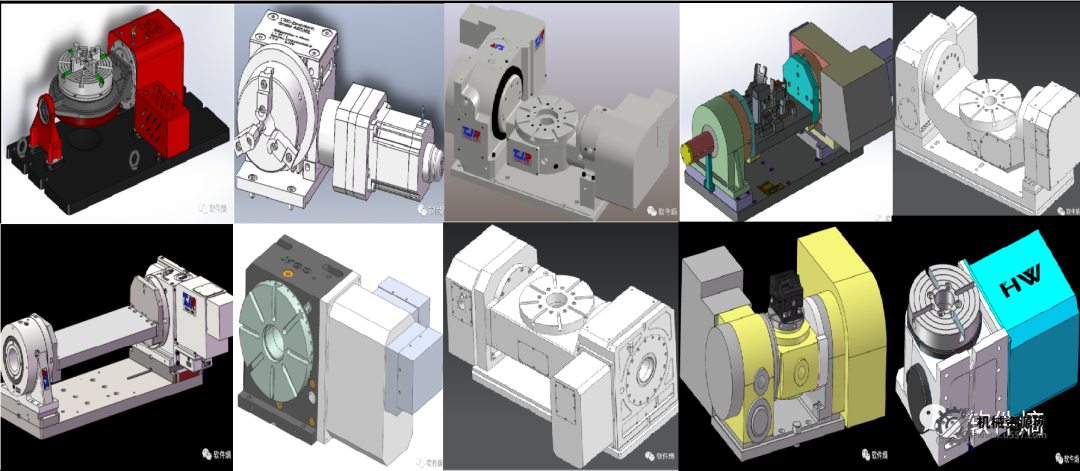 圖片[1]-10多款加工轉(zhuǎn)臺(tái)圖檔(STP+SW格式) 免費(fèi)下載-機(jī)械資源網(wǎng)